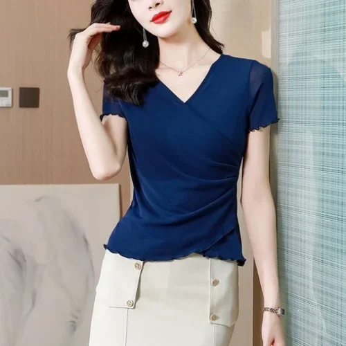 ANYOU 여성 댄스복 반팔 티셔츠, 실루엣을 살려주는 리얼 리뷰!